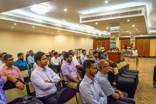 Members attending a meeting